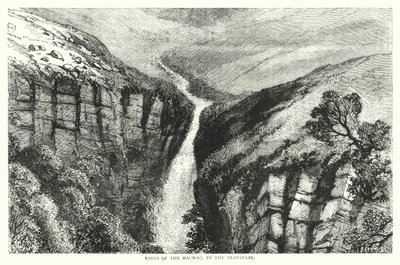 Chutes du Macmac, dans le Transvaal - English School