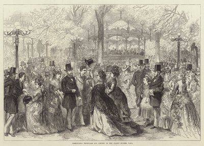 Promenade à la mode et concert aux Champs-Élysées, Paris - English School