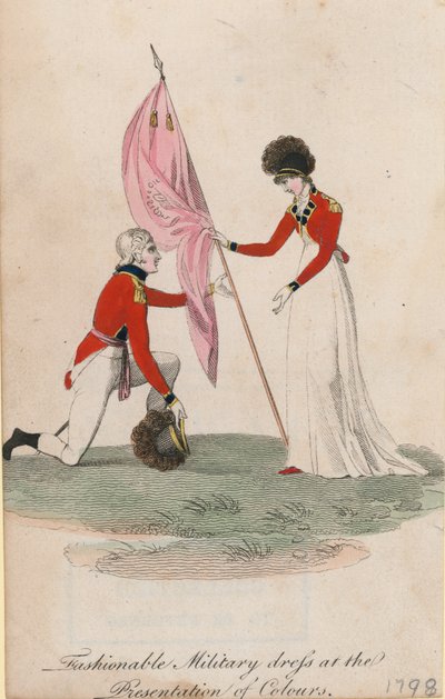 Tenue militaire à la mode lors de la Présentation des Couleurs - English School