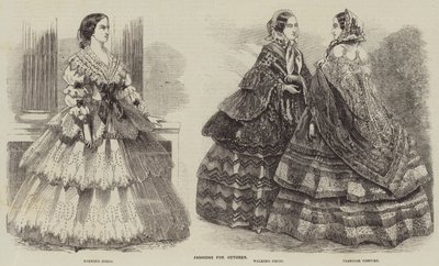 Modes pour octobre (gravure) - English School
