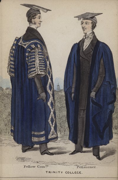 Fellow Commoner, Pensionnaire, Trinity College - English School