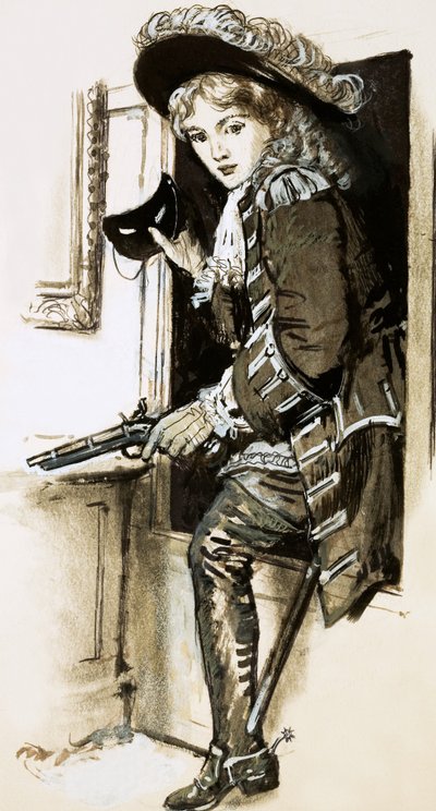 La femme bandit Lady Katherine Ferrers - English School