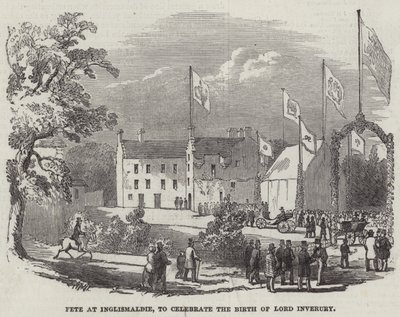 Fête à Inglismaldie, pour célébrer la naissance de Lord Inverury - English School