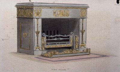 Plaque de feu, planche 152 de Ackermann