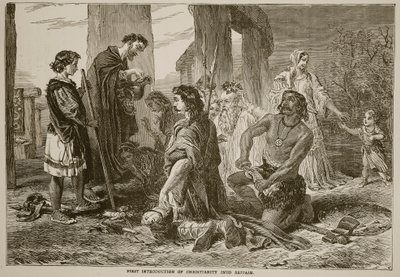 Première introduction du christianisme en Grande-Bretagne - English School