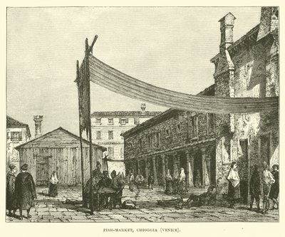 Marché aux poissons, Chioggia, Venise - English School