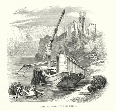 Bateaux de pêche sur le Rhin - English School