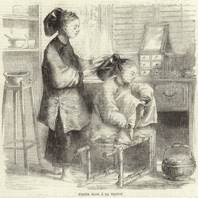 Coiffure à la théière - English School