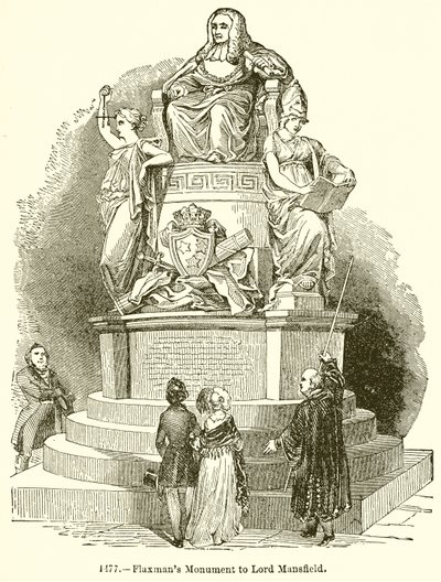 Monument de Flaxman à Lord Mansfield - English School