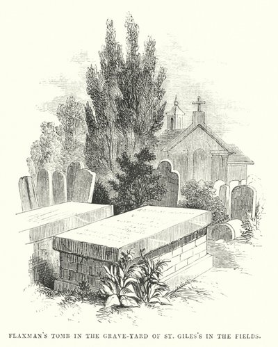 Tombe de Flaxman dans le cimetière de St Giles