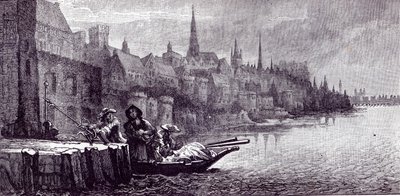 Fuite du roi Jacques le matin du 11 décembre 1688, de 