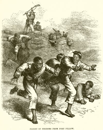 Fuite des nègres de Fort Pillow - English School