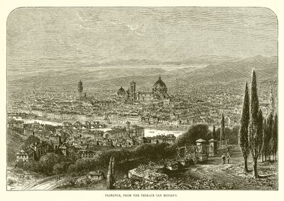 Florence depuis la terrasse de San Miniato - English School