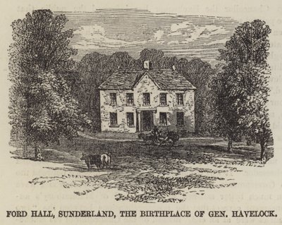 Ford Hall, Sunderland, lieu de naissance du général Havelock - English School