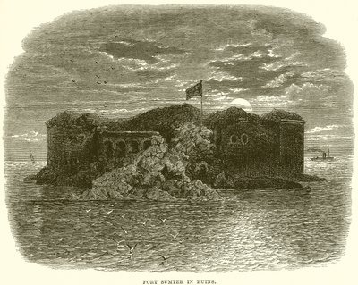 Fort Sumter en ruines - English School