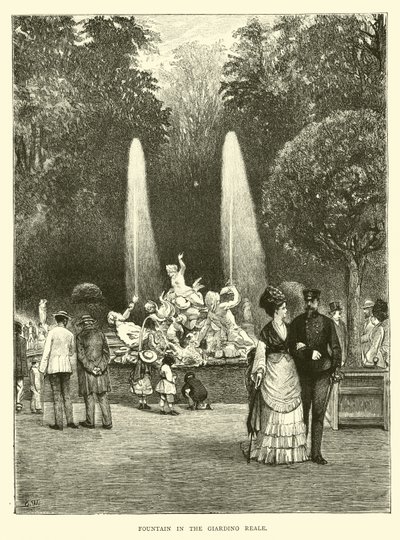 Fontaine dans le Giardino Reale - English School