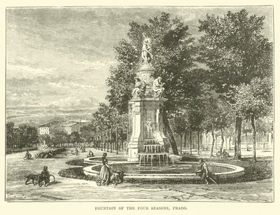 Fontaine des Quatre Saisons, Prado - English School
