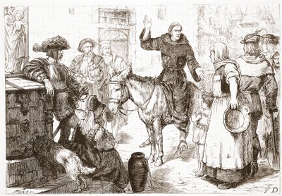 François Lambert prêchant, illustration de L