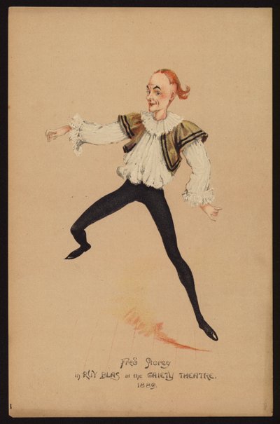 Fred Storey, acteur et danseur anglais - English School