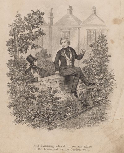 Frederick George Manning assis sur un mur après le meurtre de Patrick O