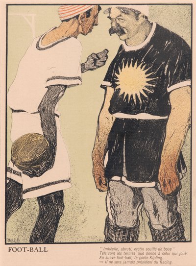 Lithographie française avec citation de Kipling - English School