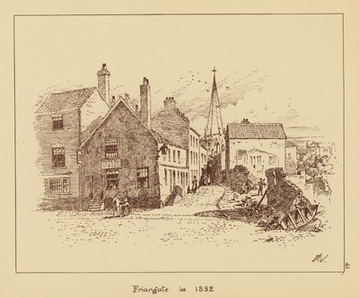 Friargate en 1882 - English School
