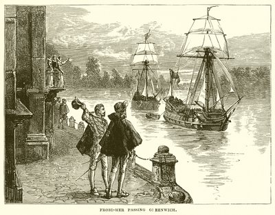 Frobisher passant Greenwich - English School