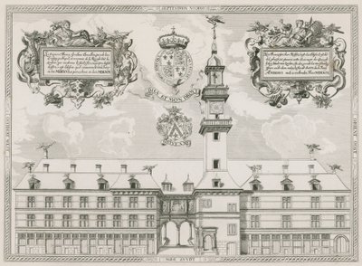 Élévation de face du Royal Exchange, Londres - English School