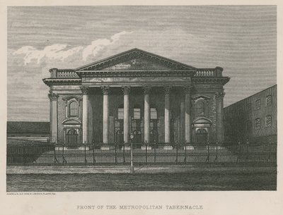 Façade du Tabernacle Métropolitain - English School