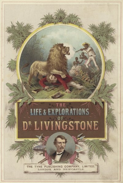 Frontispice pour La Vie et les Explorations de David Livingstone - English School