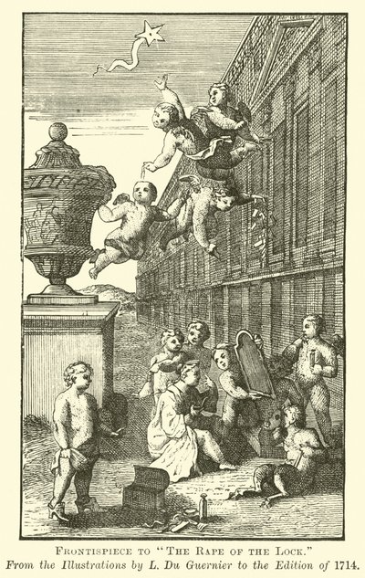 Frontispice du Viol du verrou - English School
