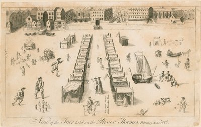 Foire sur la glace de 1683-84 - English School