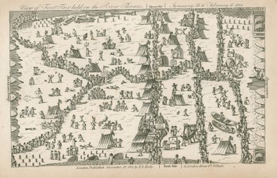 Foire sur la glace de 1814 - English School