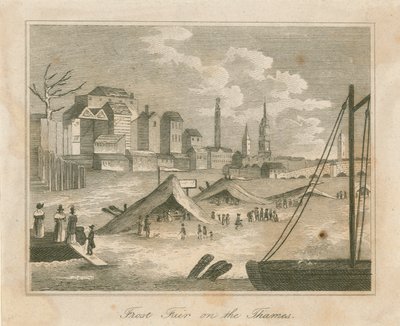 Foire sur la glace de 1814 - English School