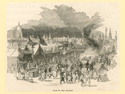 Foire sur la glace de 1814 - English School