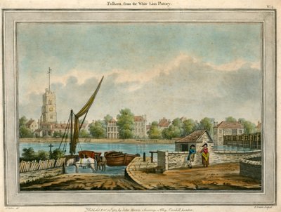 Fulham, Londres, depuis le White Lion, Putney - English School
