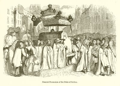 Procession Funéraire du Duc de Rothes - English School