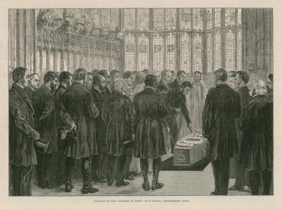 Funérailles du doyen Stanley dans la chapelle d