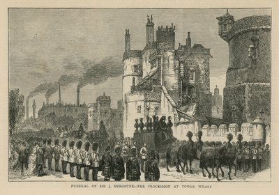 Funérailles de Sir John Fox Burgoyne - English School