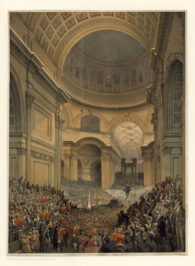 Funérailles du duc de Wellington - English School