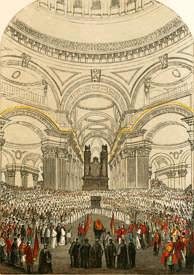 Funérailles du duc de Wellington à St Paul - English School