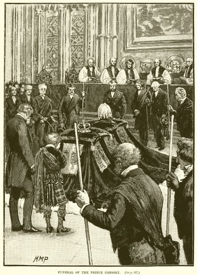 Funérailles du prince consort - English School