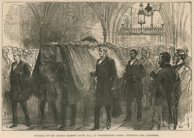 Funérailles de feu Sir George Gilbert Scott, RA, à l