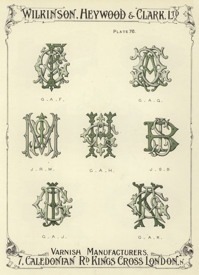 GAF, GAG, JRM, GAH, JSB, GAJ, GAK - English School