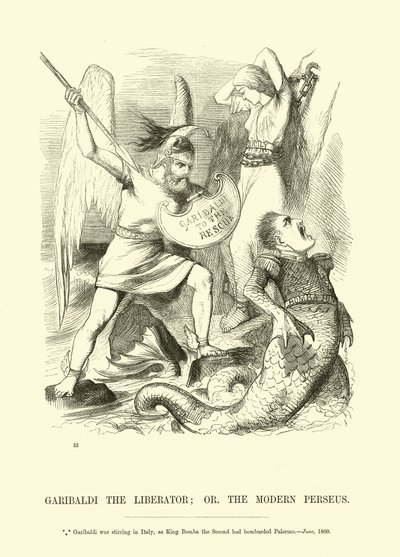 Garibaldi le libérateur; ou le Persée moderne - English School