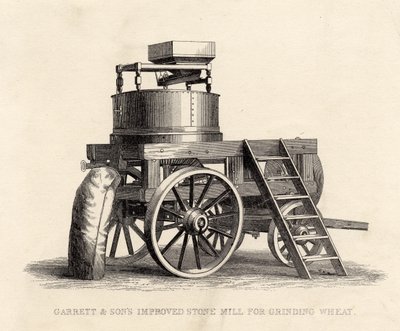 Garrett and Sons Improved Stone Mill for Grinding Wheat - English School