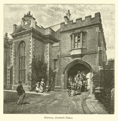 Porte, palais de Lambeth - English School