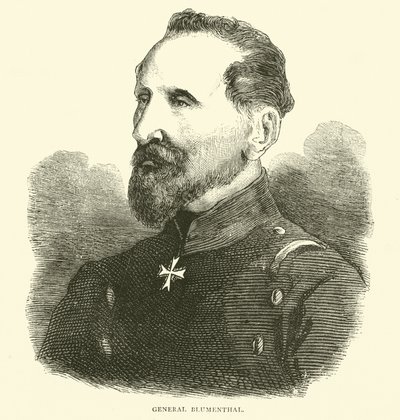 Général Blumenthal, novembre 1870 - English School