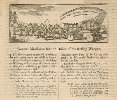 Directives générales pour le conducteur du chariot roulant - English School