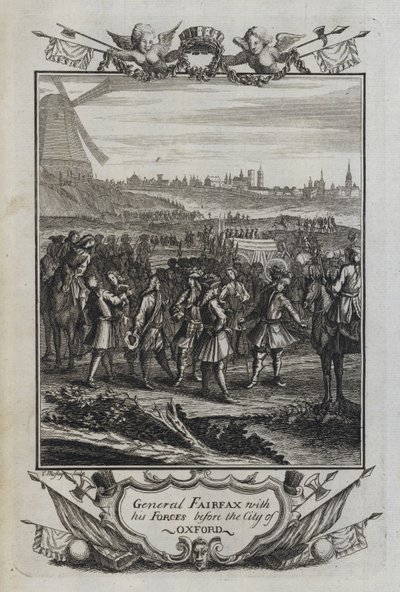 Le général Fairfax avec ses forces devant la ville d
